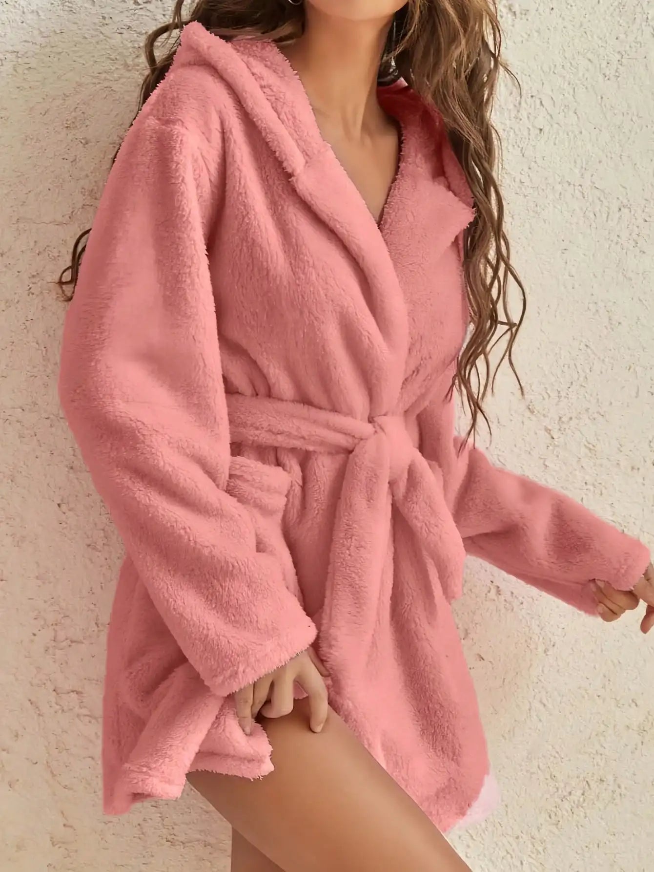 Faux Fur Robe