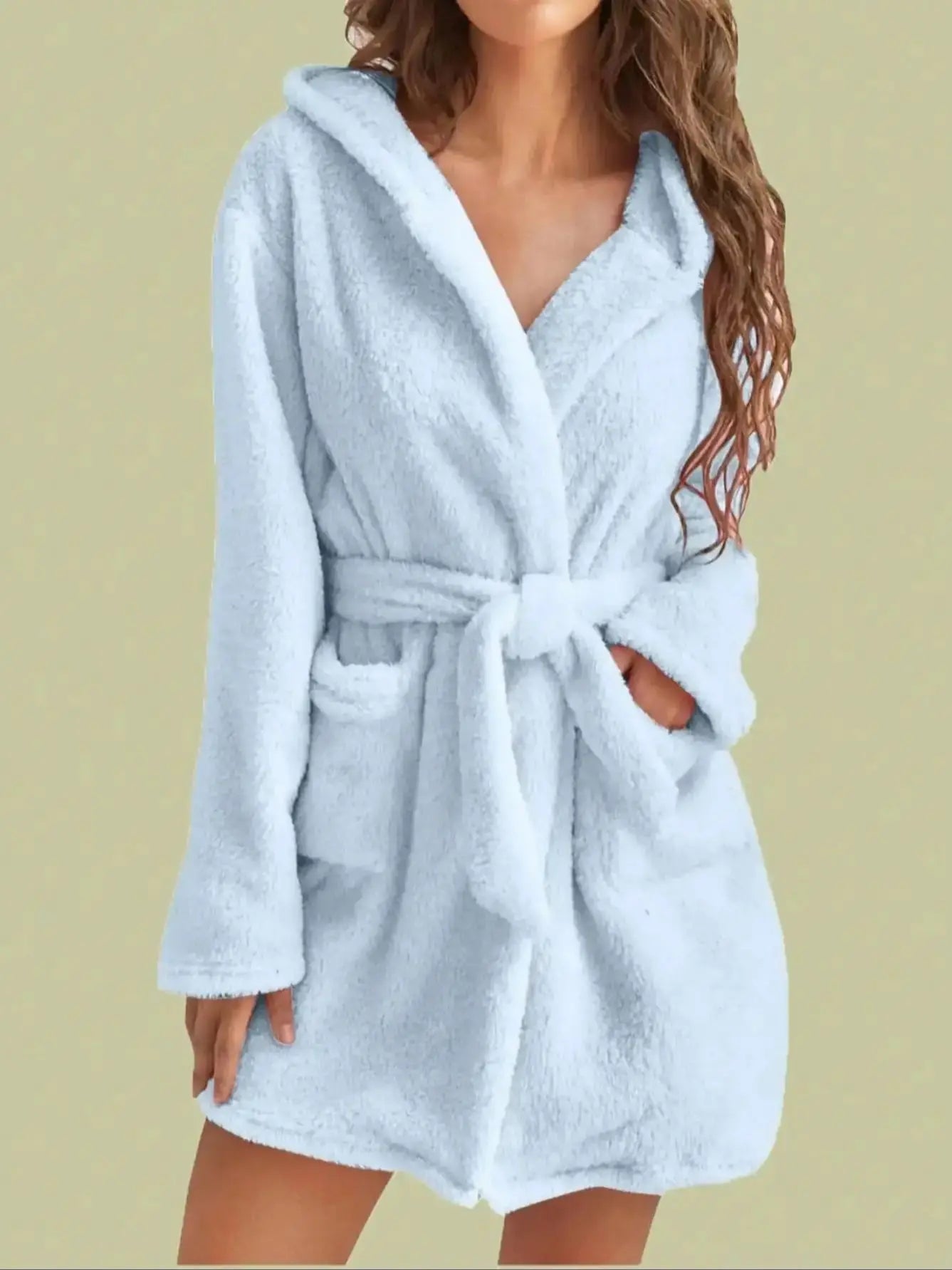 Faux Fur Robe